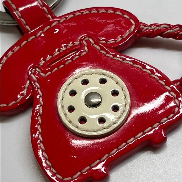 Coach Telephone Key Fob Bag Charm Vintage EUC - Picture 3 of 7